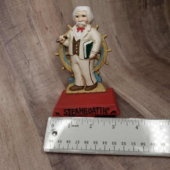 Midwest Cast Iron Christmas Stocking Holder Nautical Steamboating Helmsmam - Picture 8 of 12